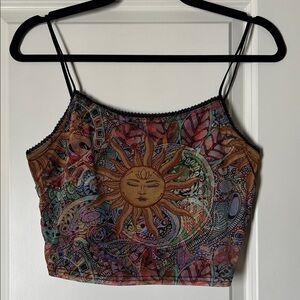 Urban Outfitters Multicolor Sun Pattern Camisole